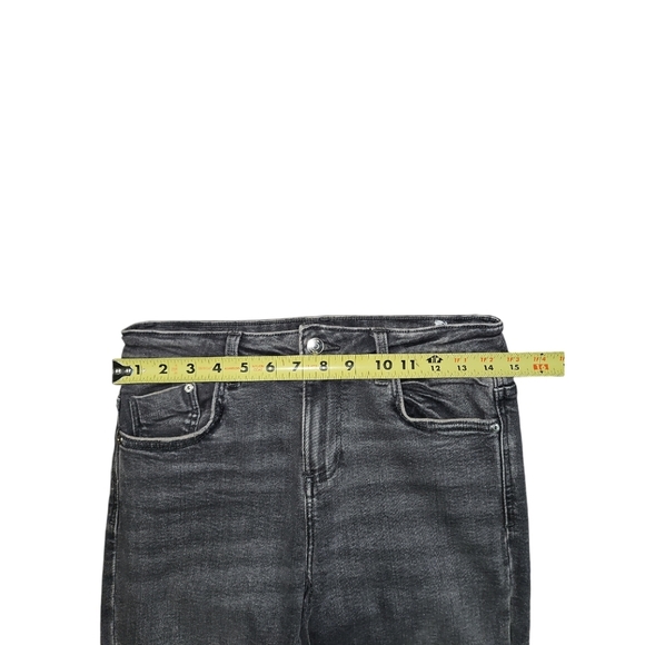 Zara Women's Gray Skinny Denim Jeans Size 6 - Picture 9 of 11